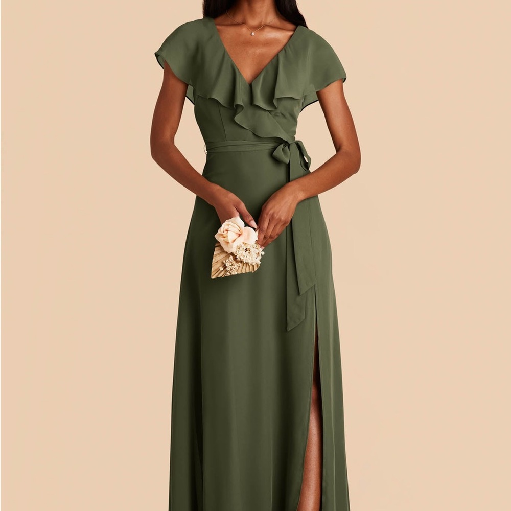 Birdy Grey Jackson Chiffon Dress Olive